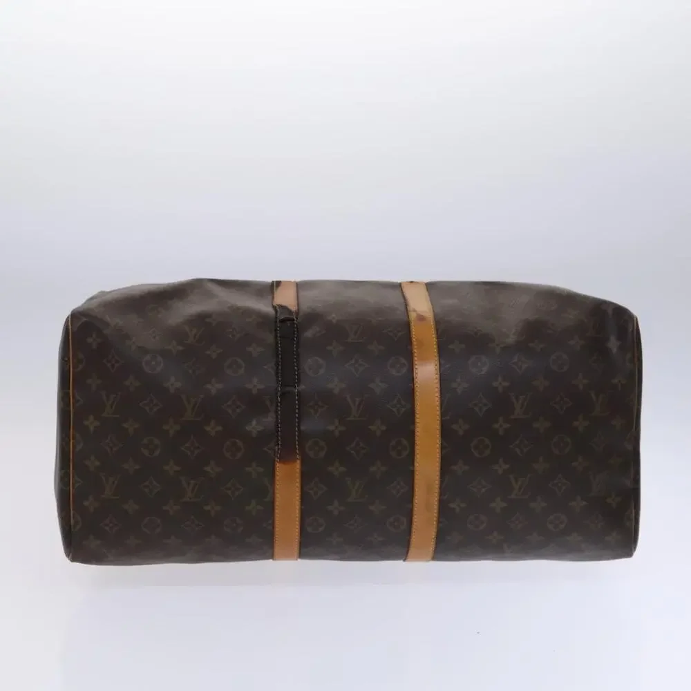 LOUIS VUITTON Monogram Keepall 55 Boston Bag M41424
